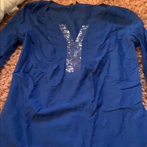 long sleeve Blue blouse